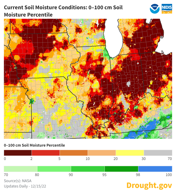 Mesonet Soil Temp 4" 7-Day