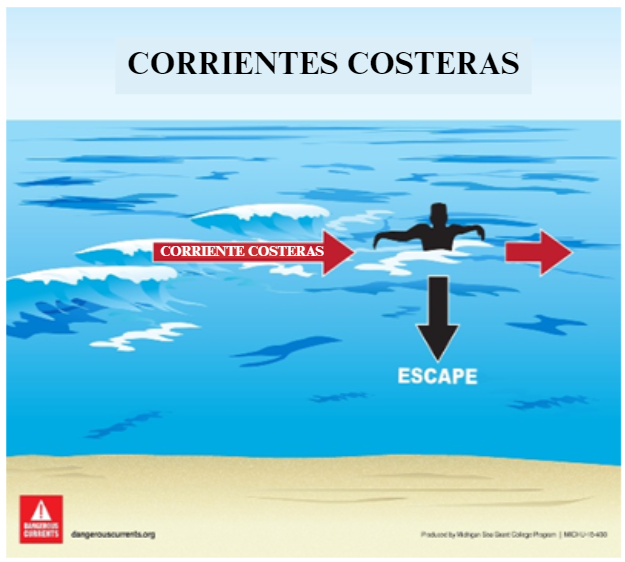 Longshore currents diagram