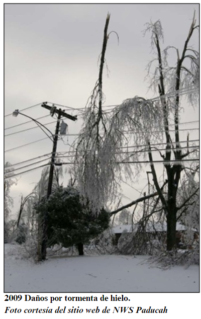 2009 Ice Storm Damage, courtesy NWS Paducah KY