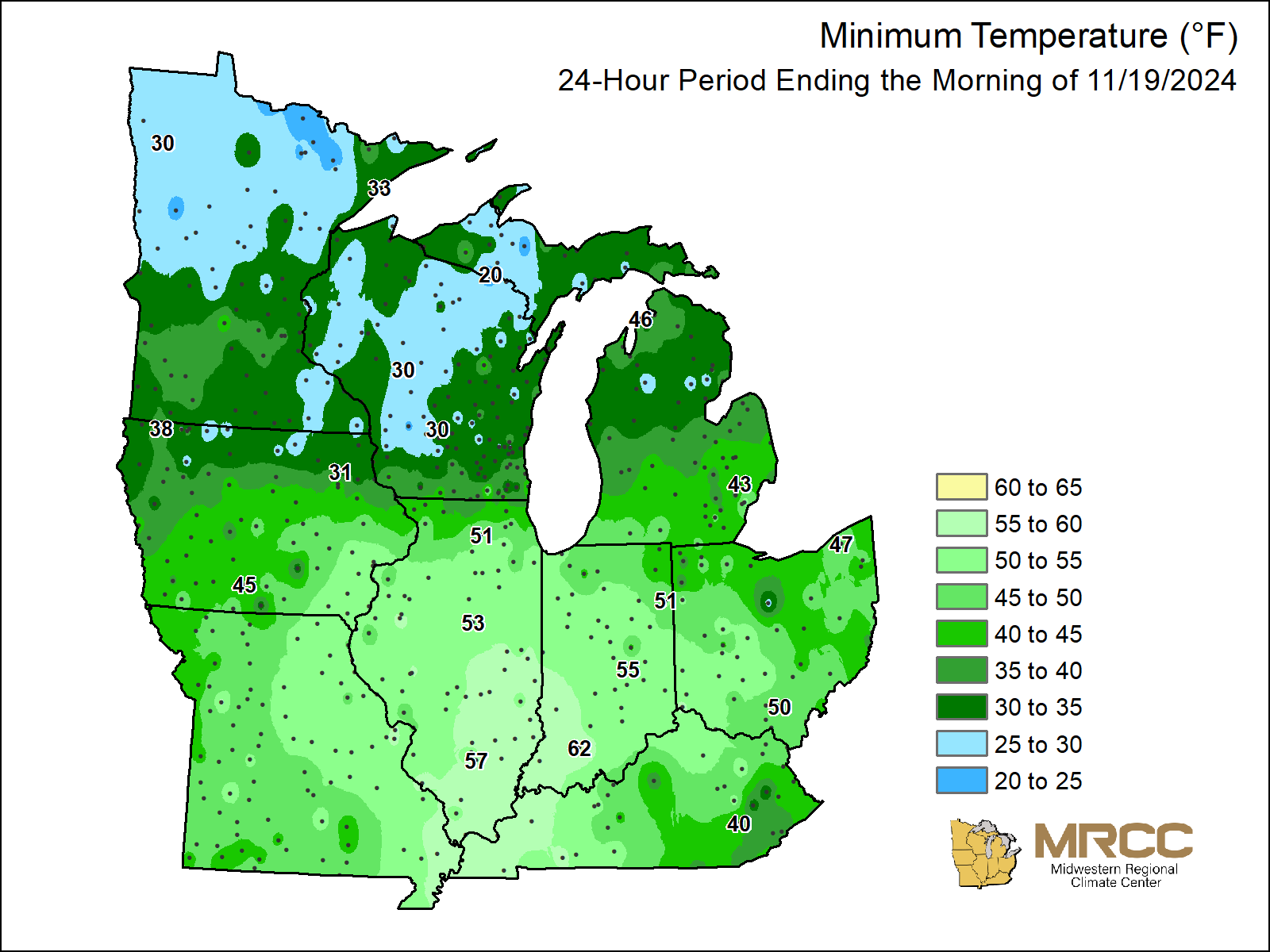 Midwest Min Temp