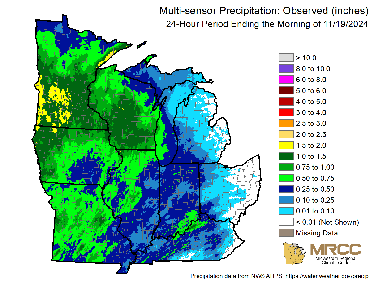 Midwest Multi-Sensor Precip