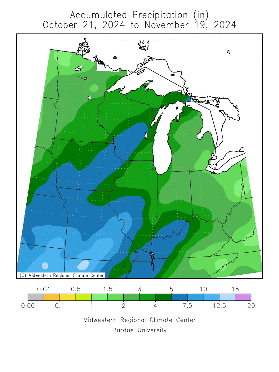 Last 30 Days Precip