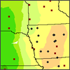 Accumulated Precip (in) Departure