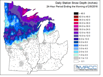 Daily Station Snowfall