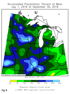 Accumulated Precipitation: Jul 1-Sep 30