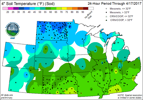 Figure 2: Mesonets in the central United States