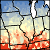 VIP Accumulated Growing Degree Days Map