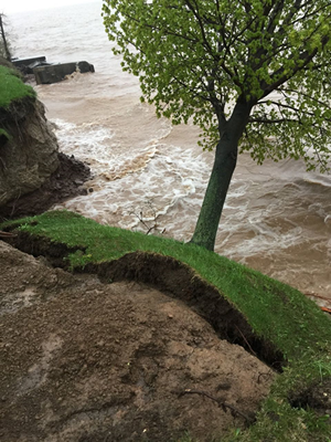 Figure 3: Erosion in Lyndonville, NY