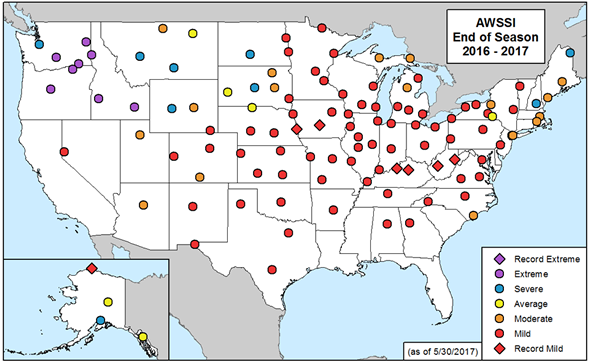 AWSSI map of U.S.