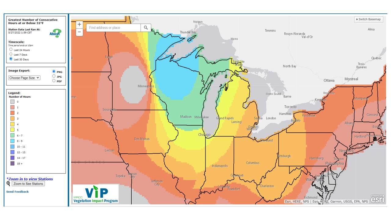 VIP: Hours Below Freezing