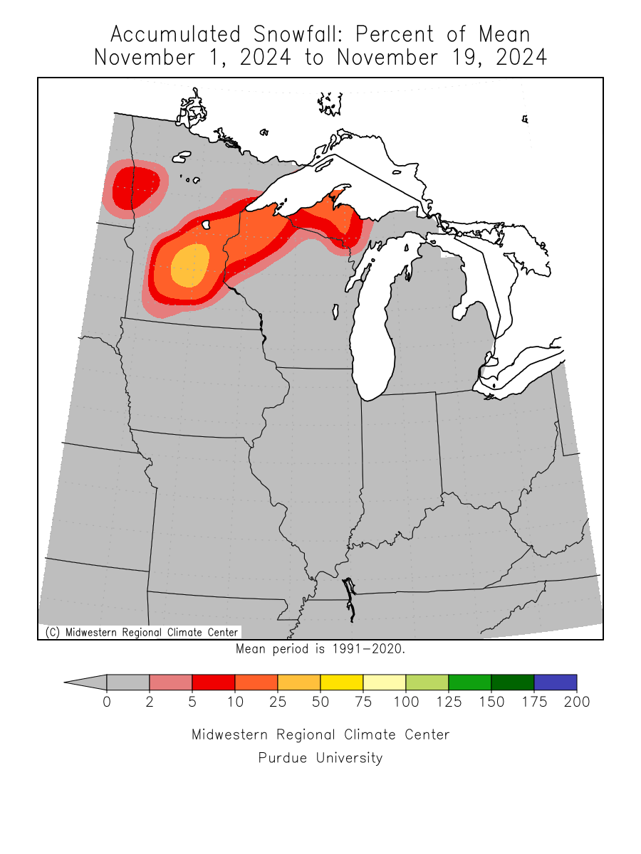 Month-to-date Precip Percentage