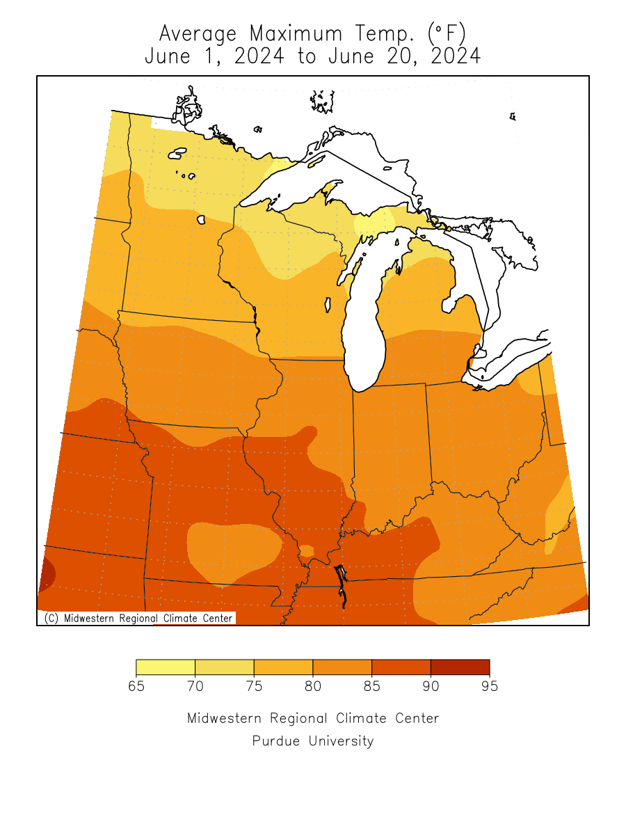 Month-to-date Average Max Temp