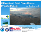 October 2016 climate webinar